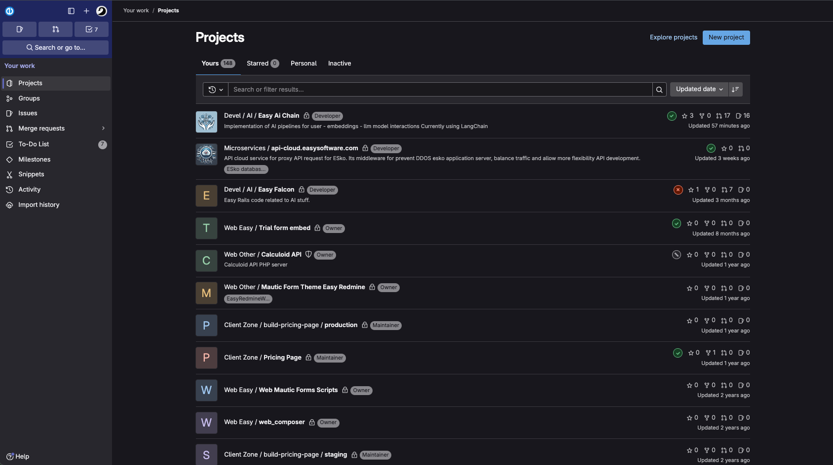 GitLab and&nbsp;Easy8 software