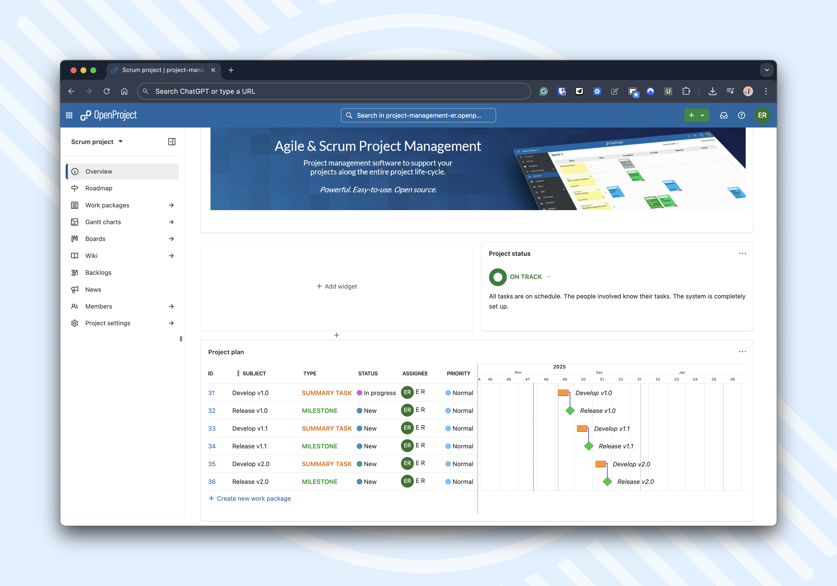GitLab app interface