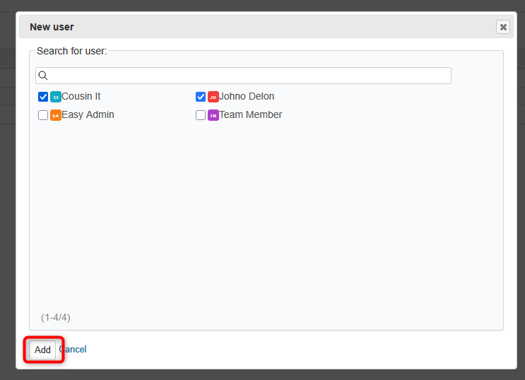 Adding Members to Group Redmine