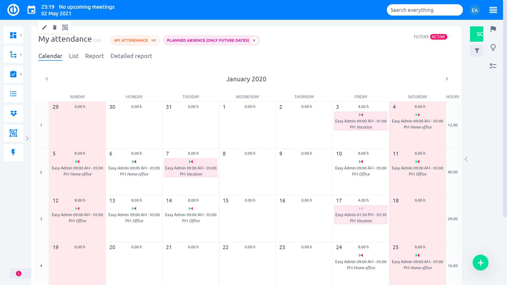 Easy Redmine 2018 - Attendance Management Easy Redmine 2018 - Attendance Management