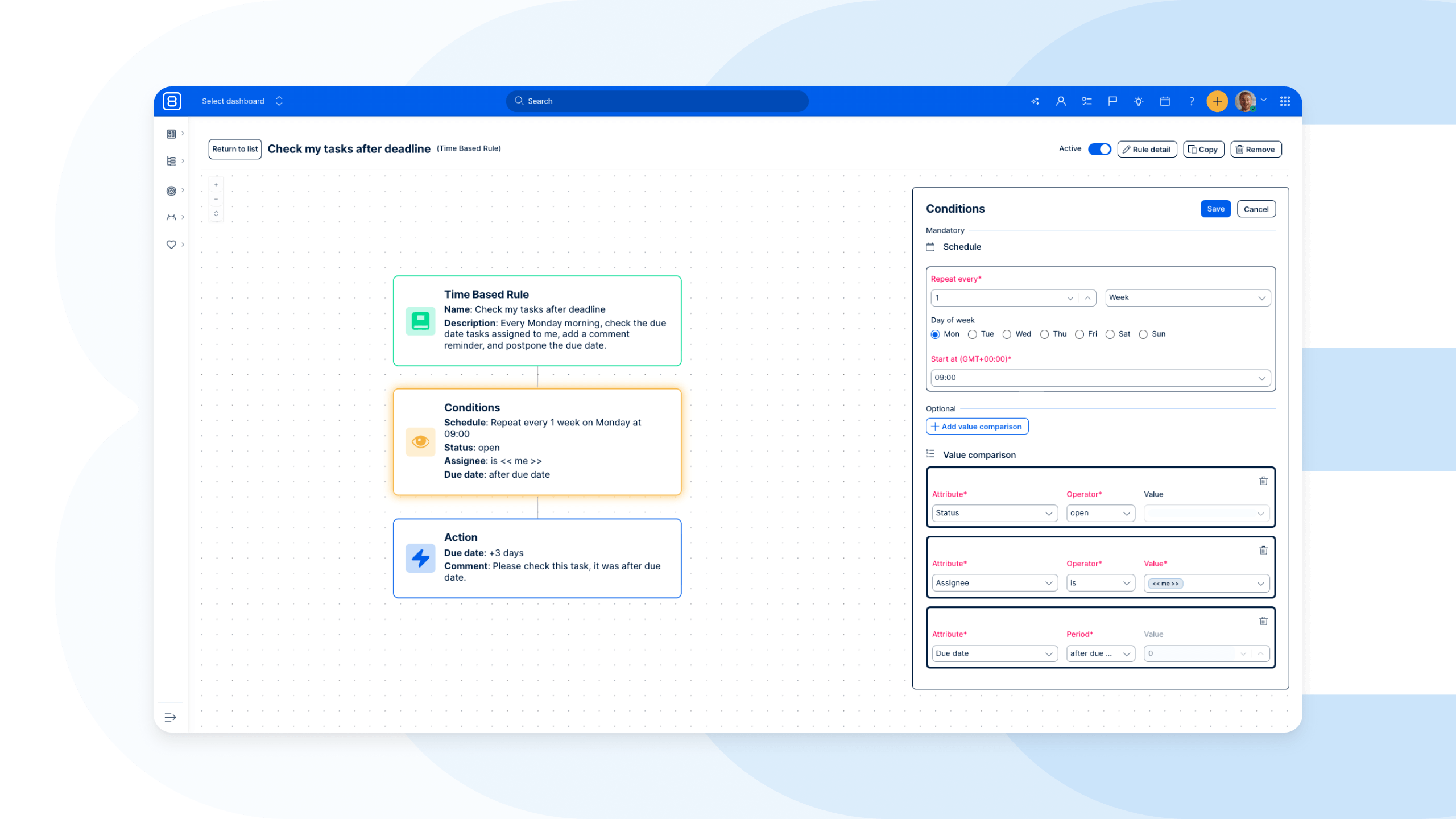 Easy8 software automations
