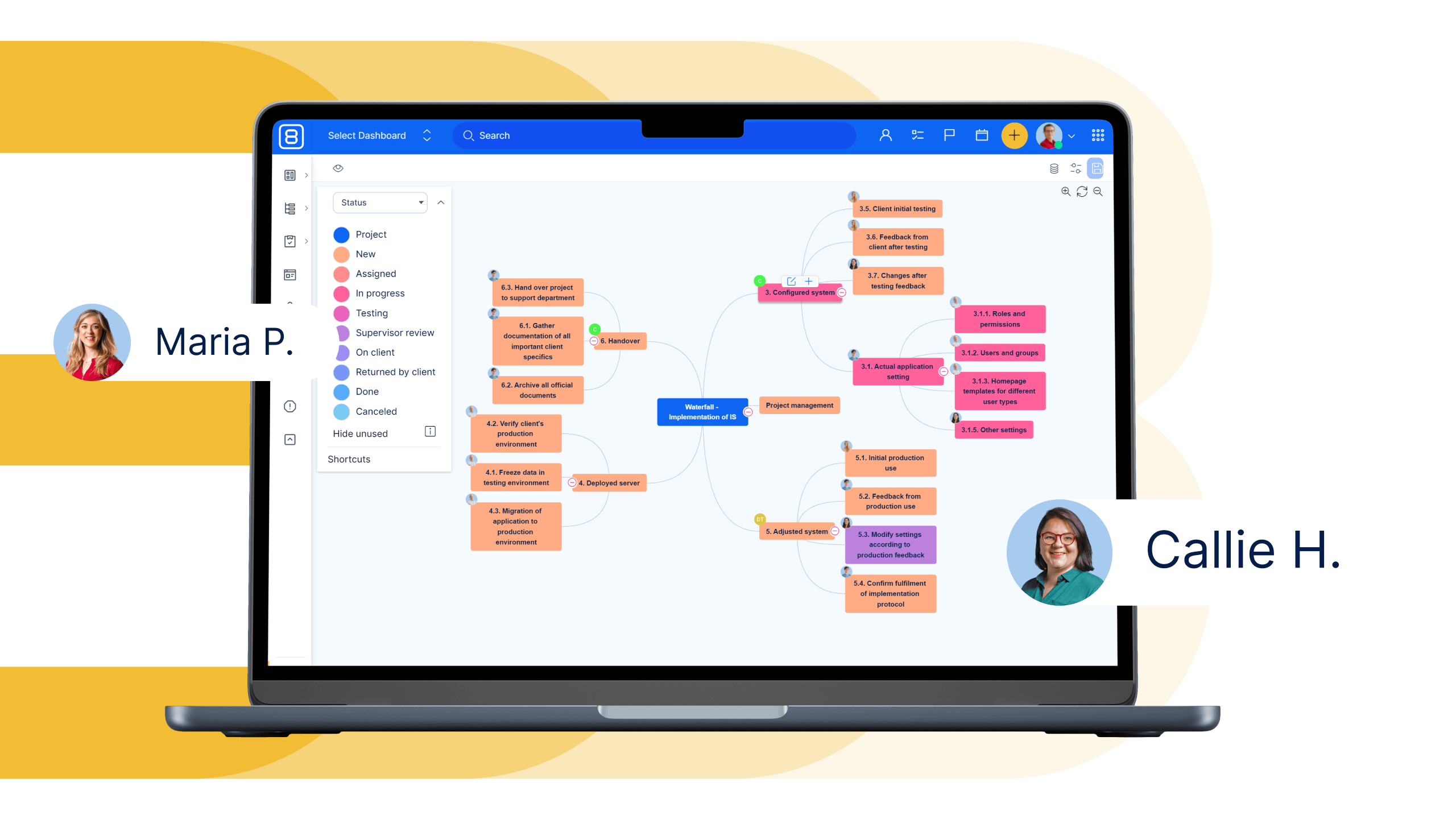 WBS planning in Easy8 software